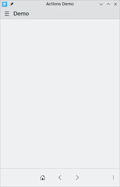 Pagina-acties op een mobiel apparaat