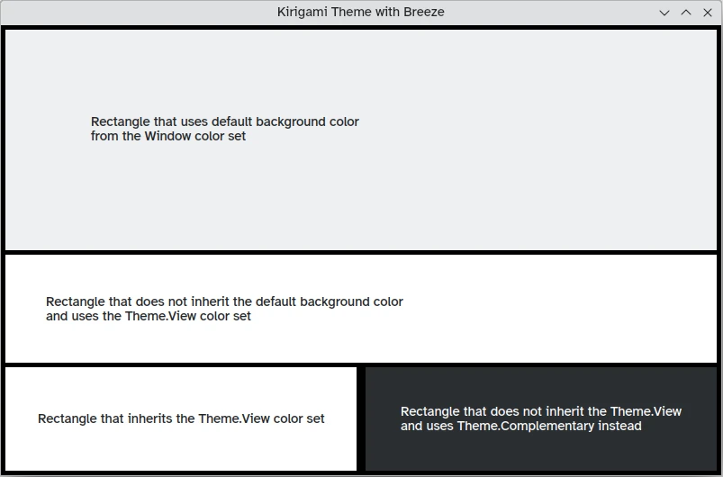 Kiel koloraroj diferencas en Breeze
